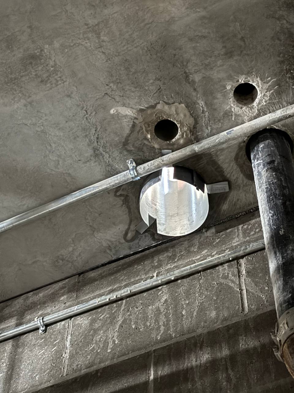 drilling into concrete